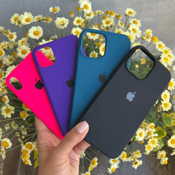 Estuches en silicon tipo originales iphone - samsung